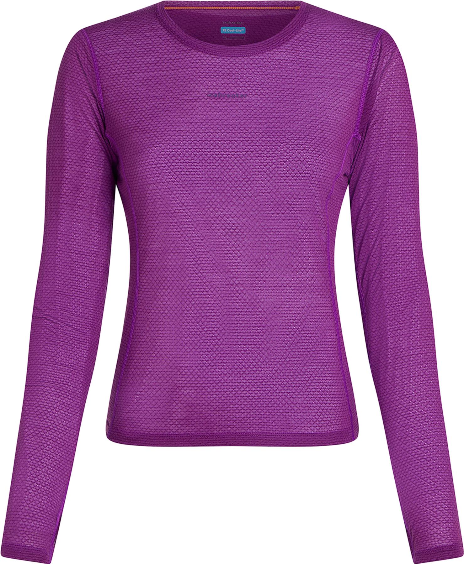Product gallery image number 1 for product 75 Cool-Lite Featherlight Merino Blend Long Sleeve Crewe Thermal Top - Women's