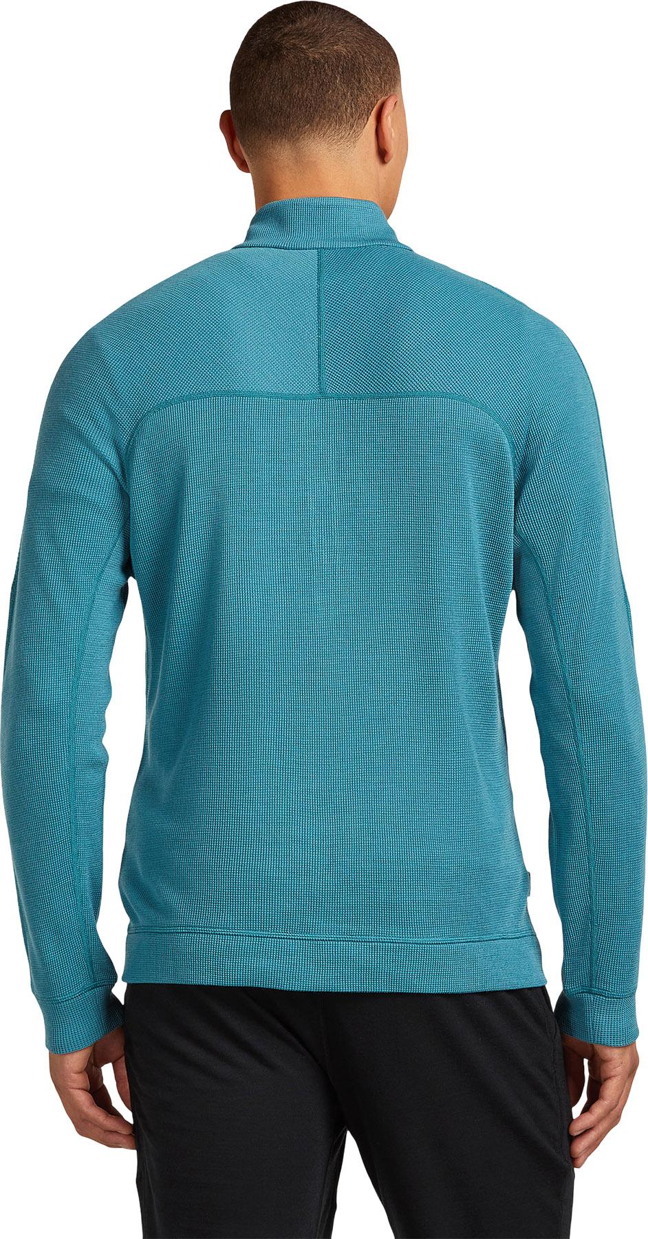 Product gallery image number 3 for product Merino 260 Waffle Knit Wander Long Sleeve Half Zip Top - Men's