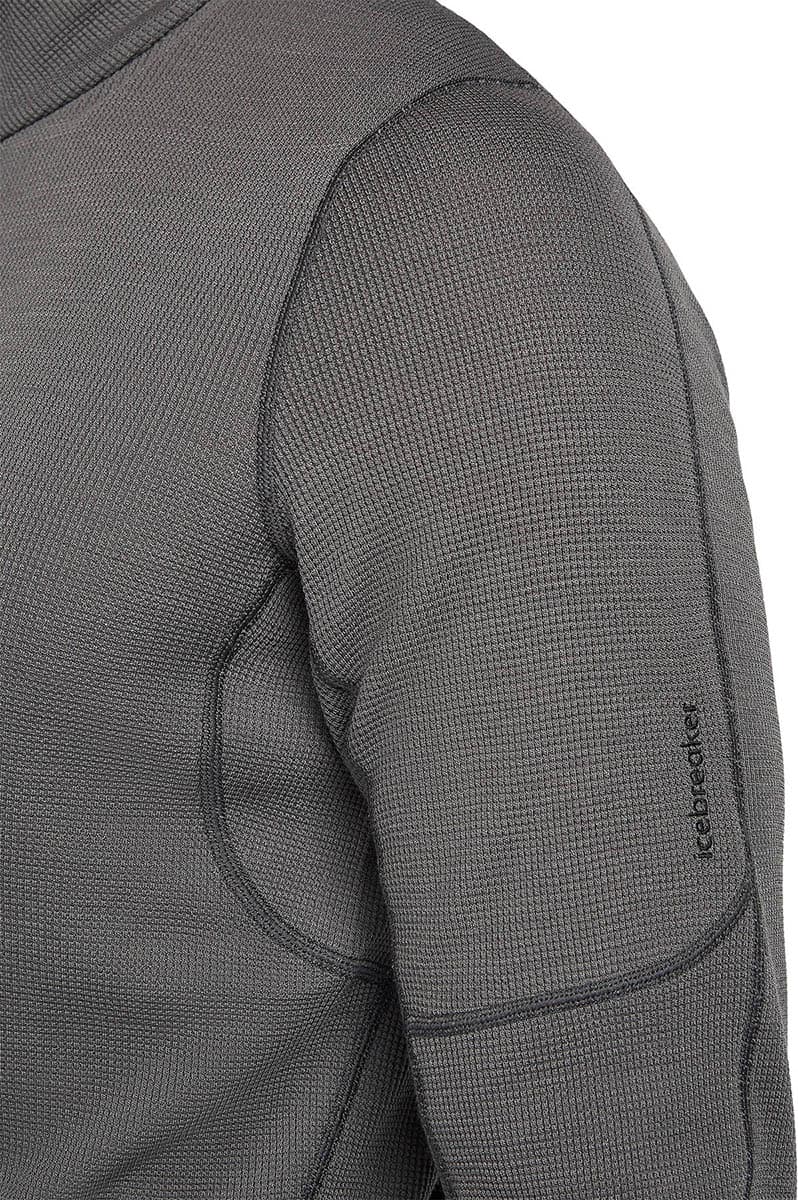Product gallery image number 2 for product Merino 260 Waffle Knit Wander Long Sleeve Half Zip Top - Men's