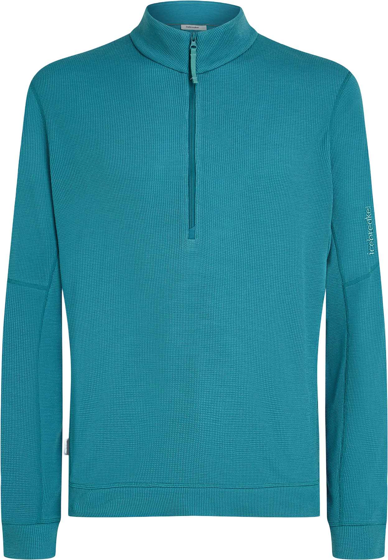 Product image for Merino 260 Waffle Knit Wander Long Sleeve Half Zip Top - Men's