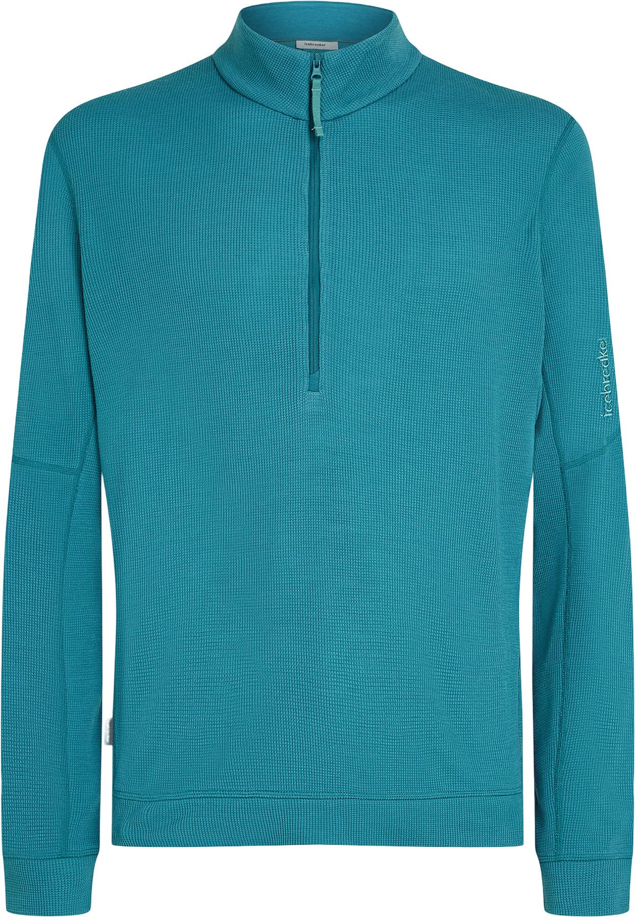 Product gallery image number 1 for product Merino 260 Waffle Knit Wander Long Sleeve Half Zip Top - Men's