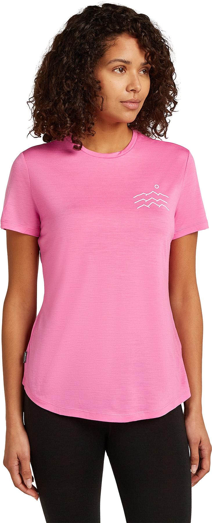 Product gallery image number 3 for product 125 Cool-Lite Sphere Across The Peaks Merino Blend Short Sleeve T-Shirt - Women's