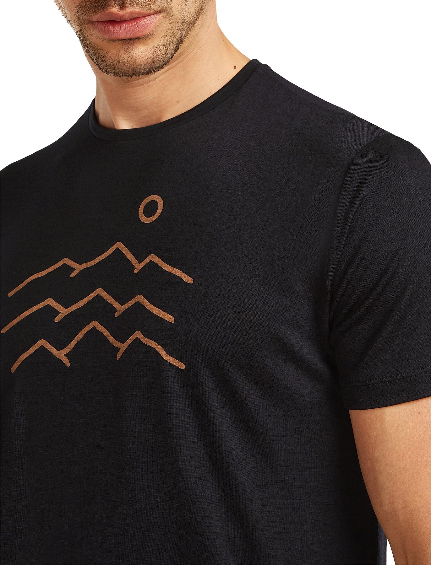 Product gallery image number 3 for product 125 Cool-Lite Sphere Across The Peaks Merino Blend Short Sleeve T-Shirt - Men's