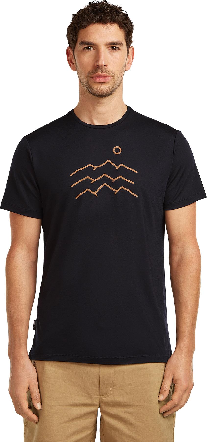 Product gallery image number 4 for product 125 Cool-Lite Sphere Across The Peaks Merino Blend Short Sleeve T-Shirt - Men's