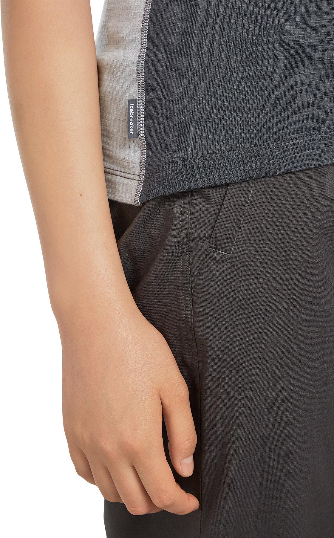 Product gallery image number 5 for product T-shirt à manches courtes en tricot gaufré en mérinos 200 Elevation - Femme