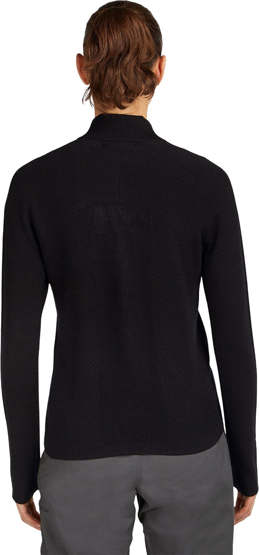 Product gallery image number 5 for product Merino Icebreaker Anniversary Original Long Sleeve Half Zip Top - Women's