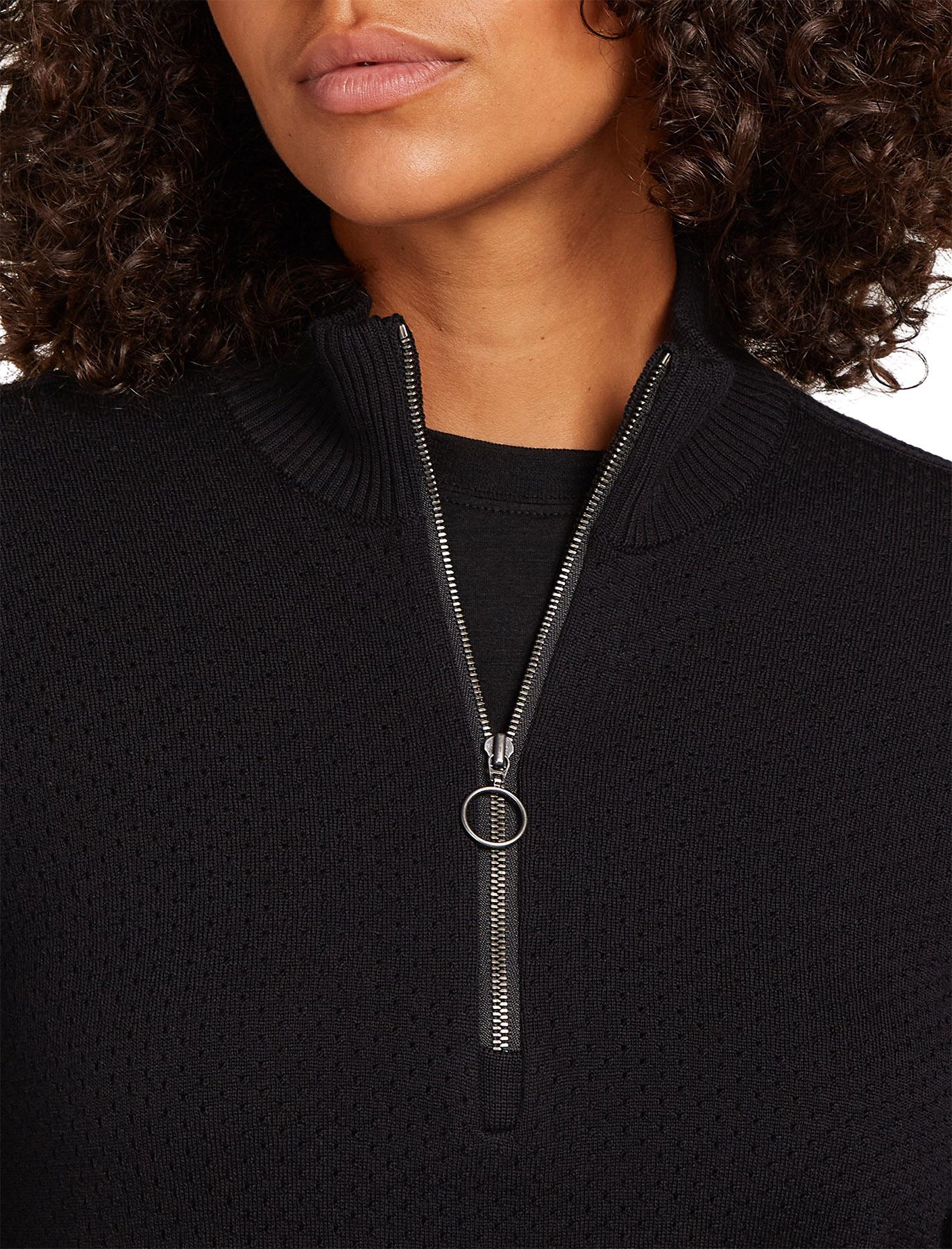 Product gallery image number 2 for product Merino Icebreaker Anniversary Original Long Sleeve Half Zip Top - Women's