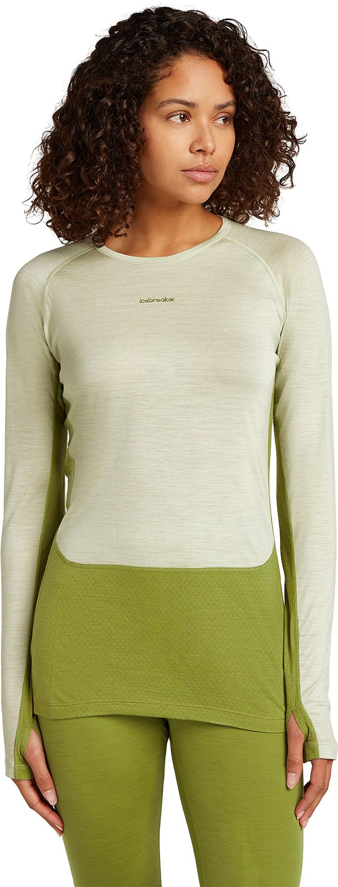 Product gallery image number 2 for product 125 ZoneKnit Merino Blend Long Sleeve Crewe Thermal Top - Women's