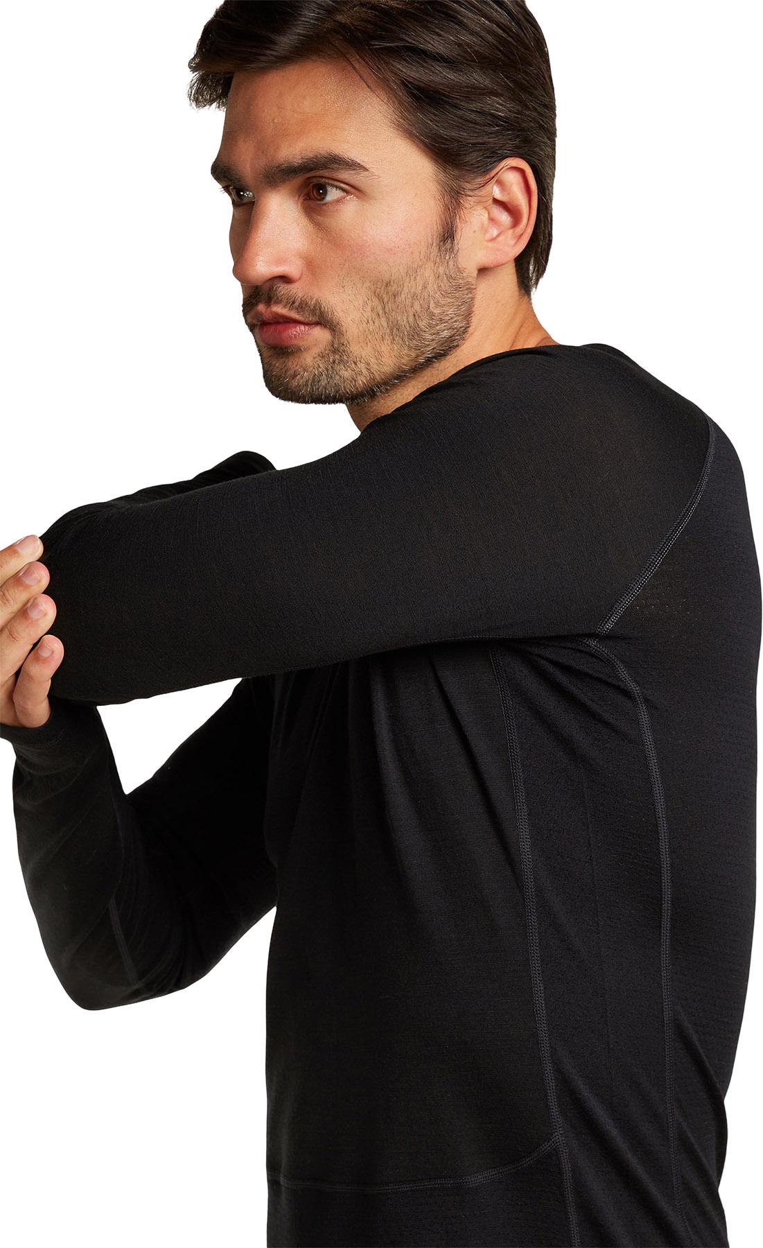 Product gallery image number 3 for product Merino 200 ZoneKnit Long Sleeve Crew Neck Thermal Top - Men's