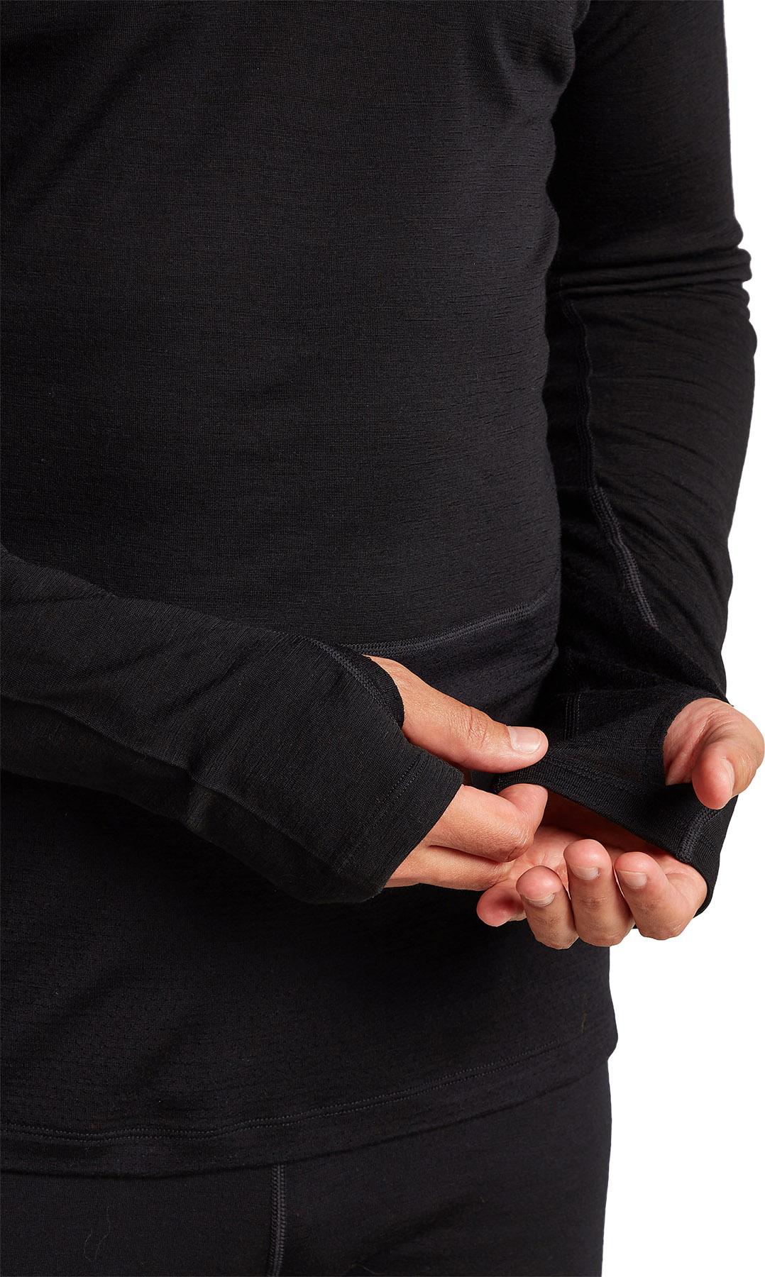 Product gallery image number 4 for product Merino 200 ZoneKnit Long Sleeve Crew Neck Thermal Top - Men's