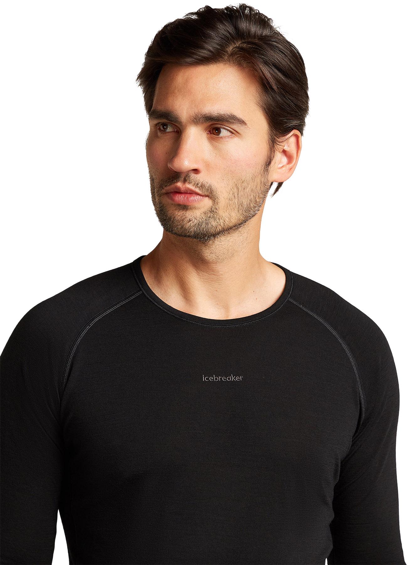 Product gallery image number 5 for product Merino 200 ZoneKnit Long Sleeve Crew Neck Thermal Top - Men's