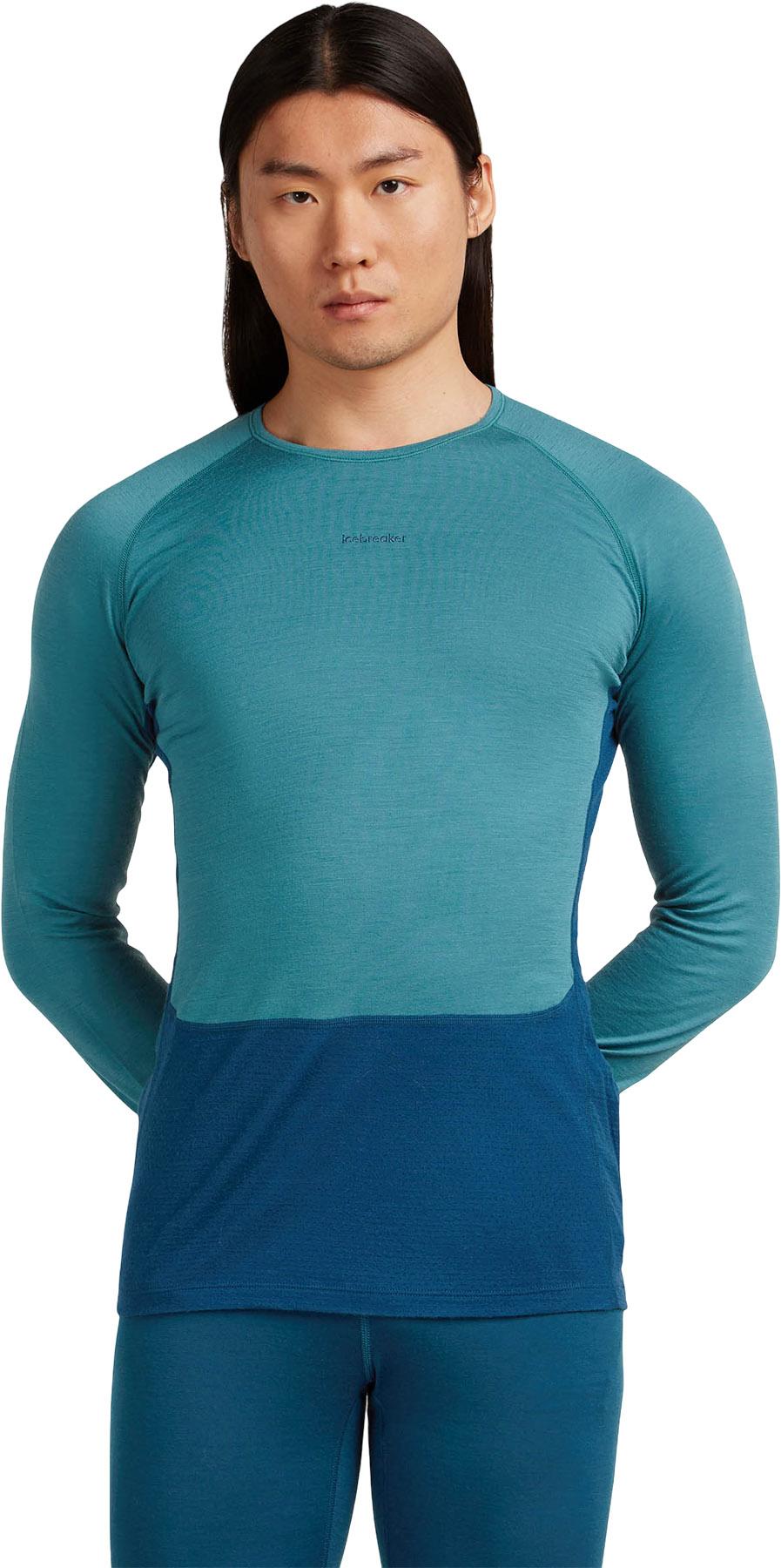 Product gallery image number 2 for product Merino 200 ZoneKnit Long Sleeve Crew Neck Thermal Top - Men's