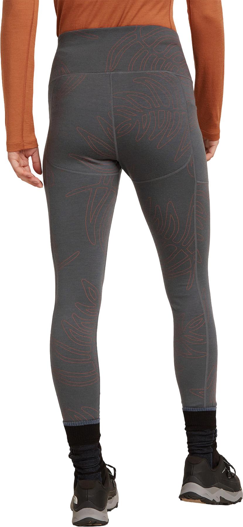 Product gallery image number 3 for product Merino 260 Fastray Fresh Ferns High Rise Tights 25" - Women's