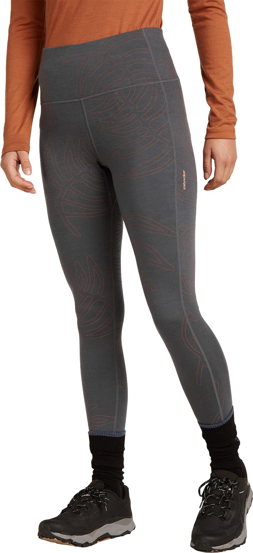 Product gallery image number 4 for product Merino 260 Fastray Fresh Ferns High Rise Tights 25" - Women's