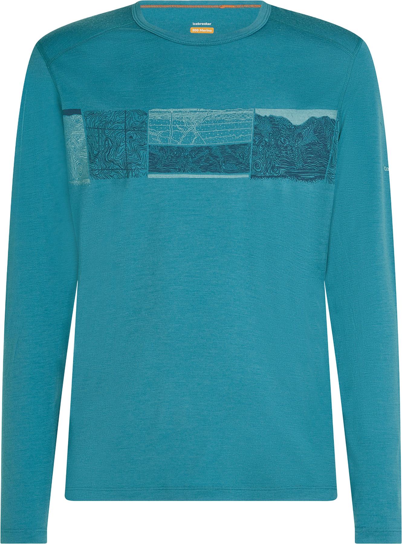 Product gallery image number 1 for product Merino 200 Oasis Elevation Line Long Sleeve Crewe Thermal Top - Men's