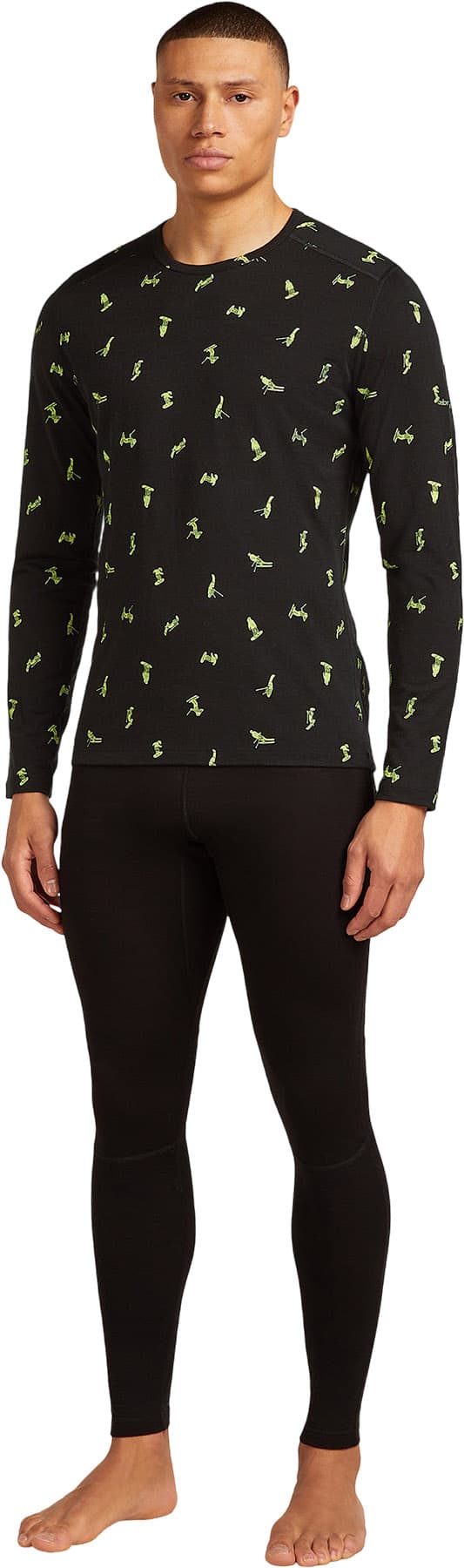 Product gallery image number 6 for product Merino 200 Oasis Snow Day Long Sleeve Crewe Thermal Top - Men's