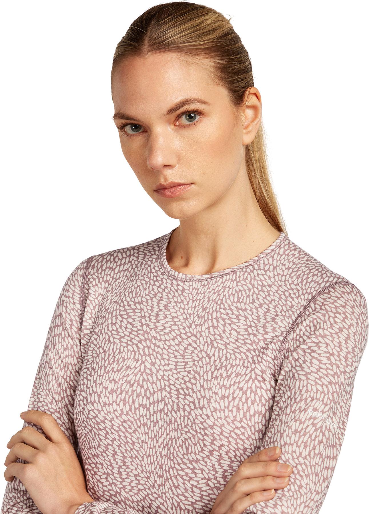 Product gallery image number 5 for product Merino 200 Oasis Flock Forms Long Sleeve Crew Neck Thermal Top - Women's