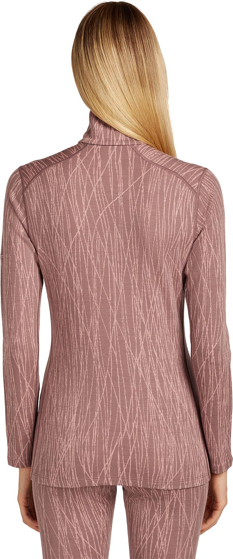 Product gallery image number 2 for product Merino 260 Tech Vertex Delta Lines Long Sleeve Half Zip Thermal Top - Women's