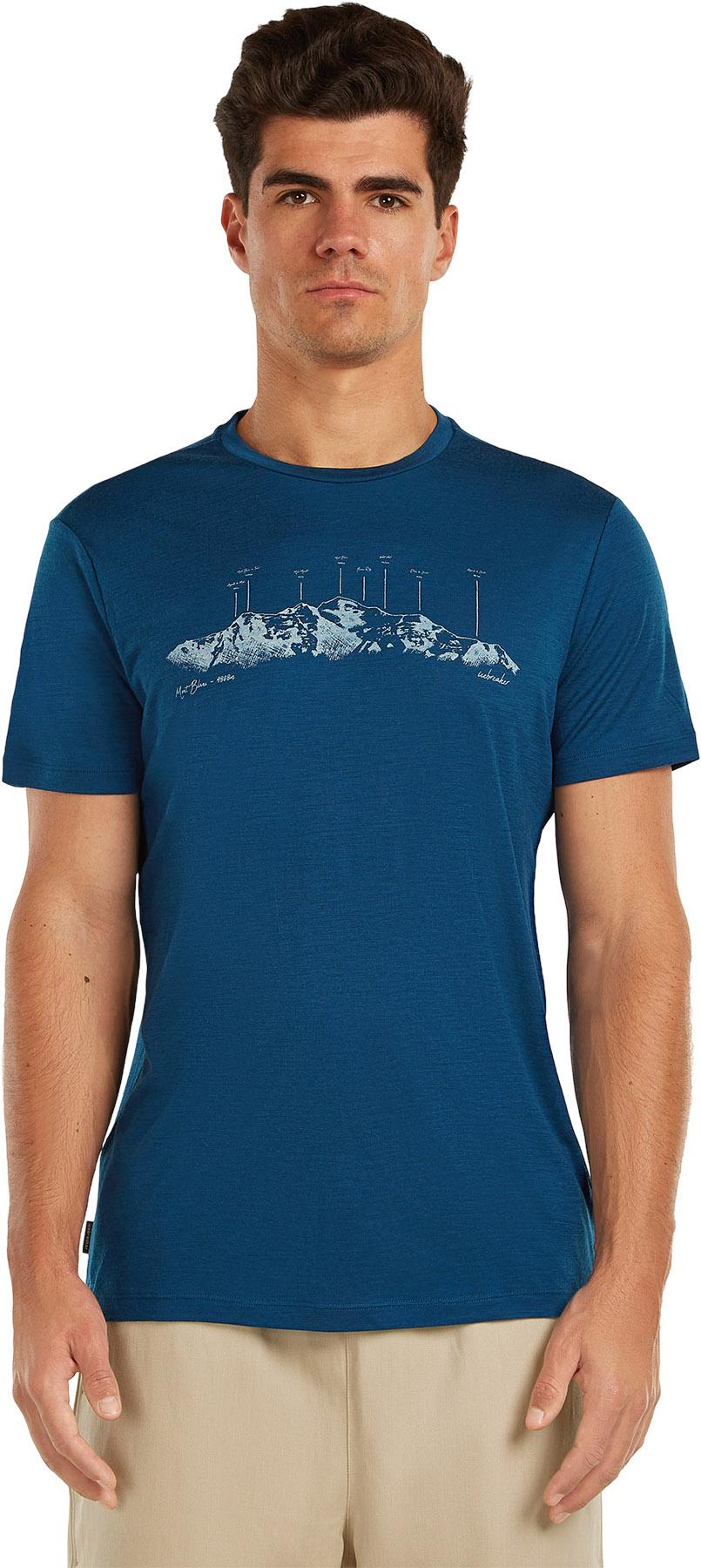 Product gallery image number 3 for product Merino 150 Tech Lite The Peaks Short Sleeve T-Shirt - Men's