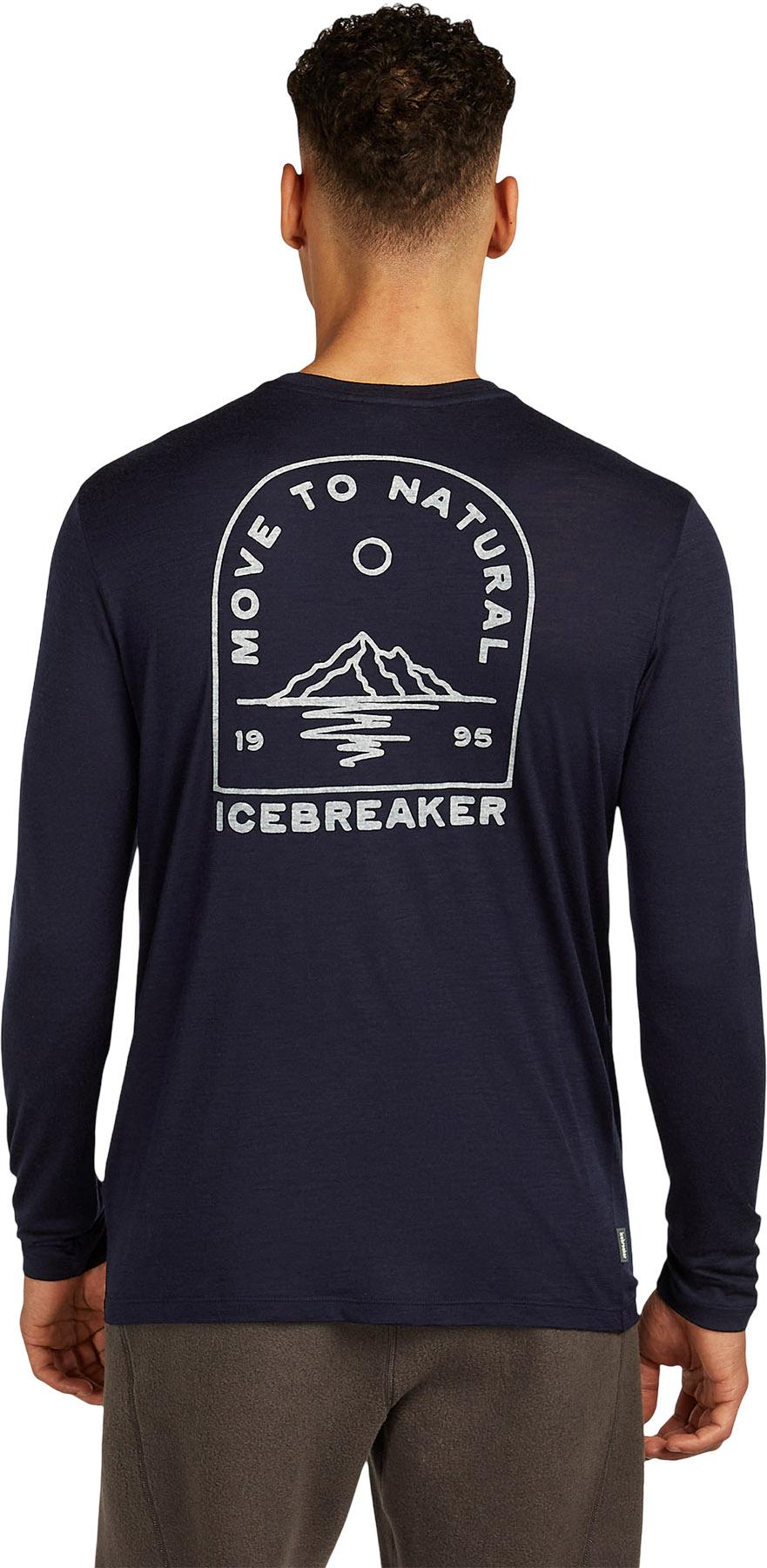 Product gallery image number 6 for product T-shirt à manches longues en mérinos 150 Tech Lite Road To Cook - Homme