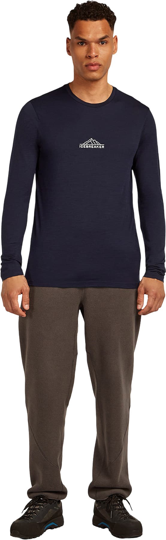 Product gallery image number 4 for product T-shirt à manches longues en mérinos 150 Tech Lite Road To Cook - Homme