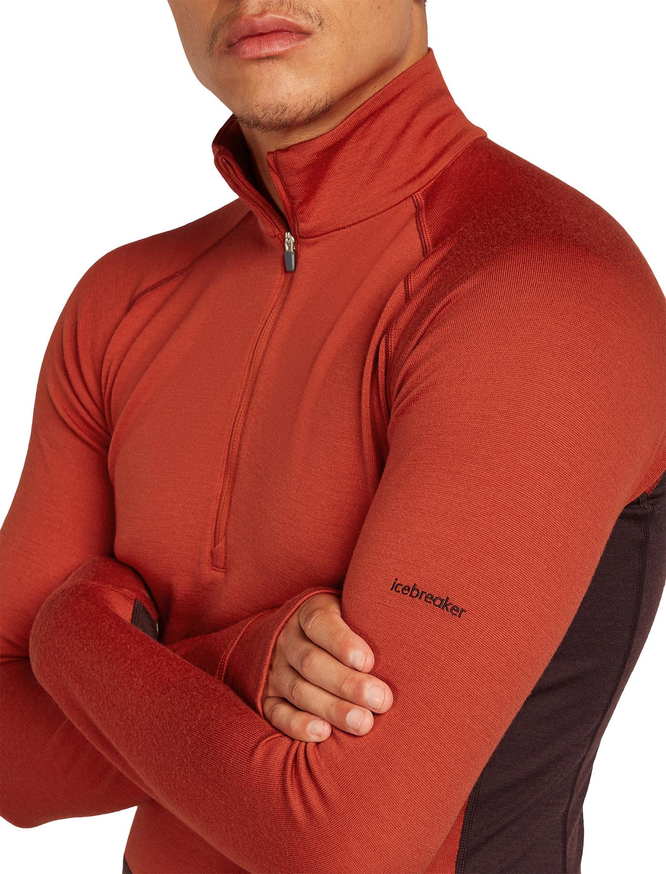 Numéro de l'image de la galerie de produits 8 pour le produit Haut thermique à demi-glissière et manches longues en mérinos 260 ZoneKnit - Homme