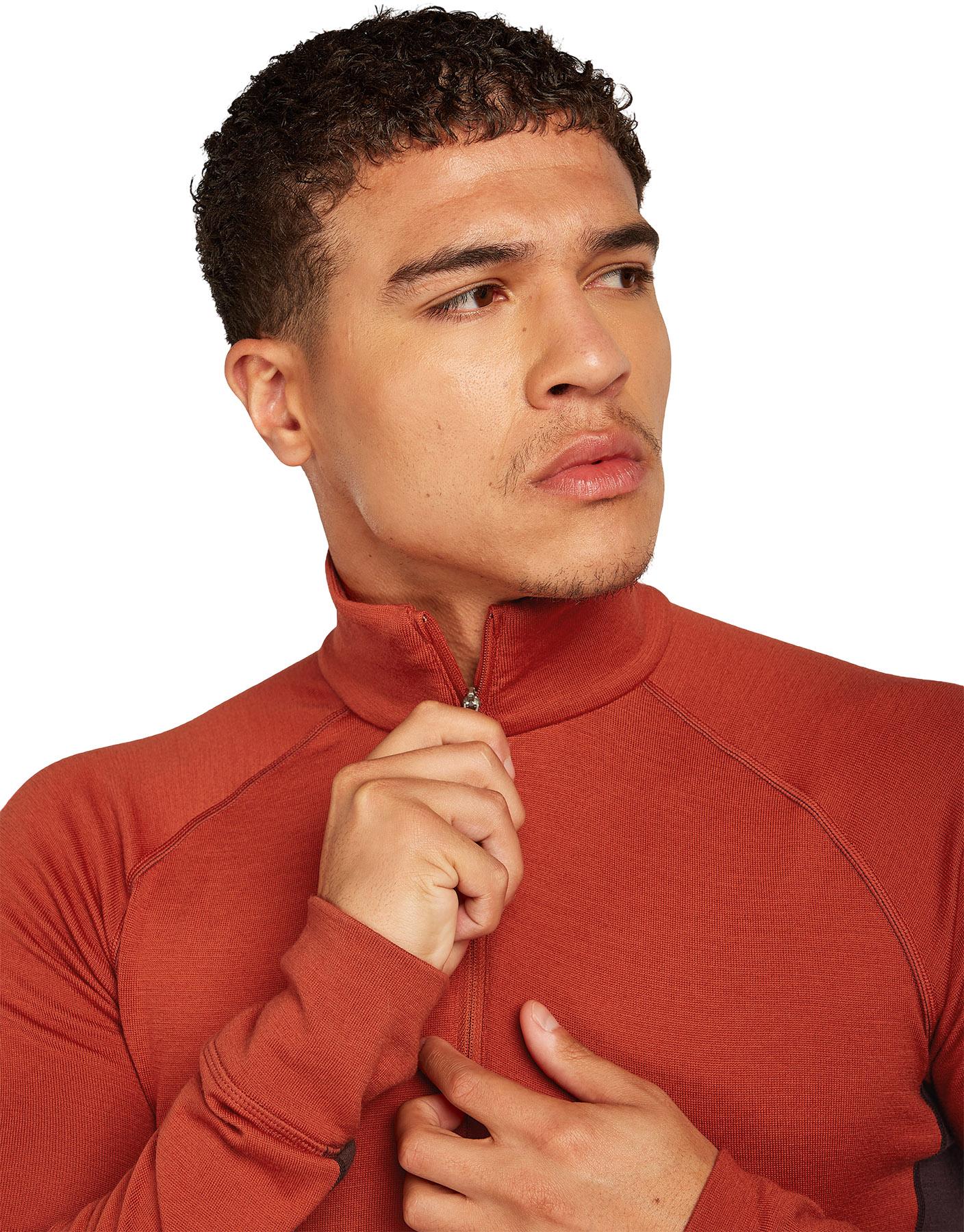 Numéro de l'image de la galerie de produits 3 pour le produit Haut thermique à demi-glissière et manches longues en mérinos 260 ZoneKnit - Homme