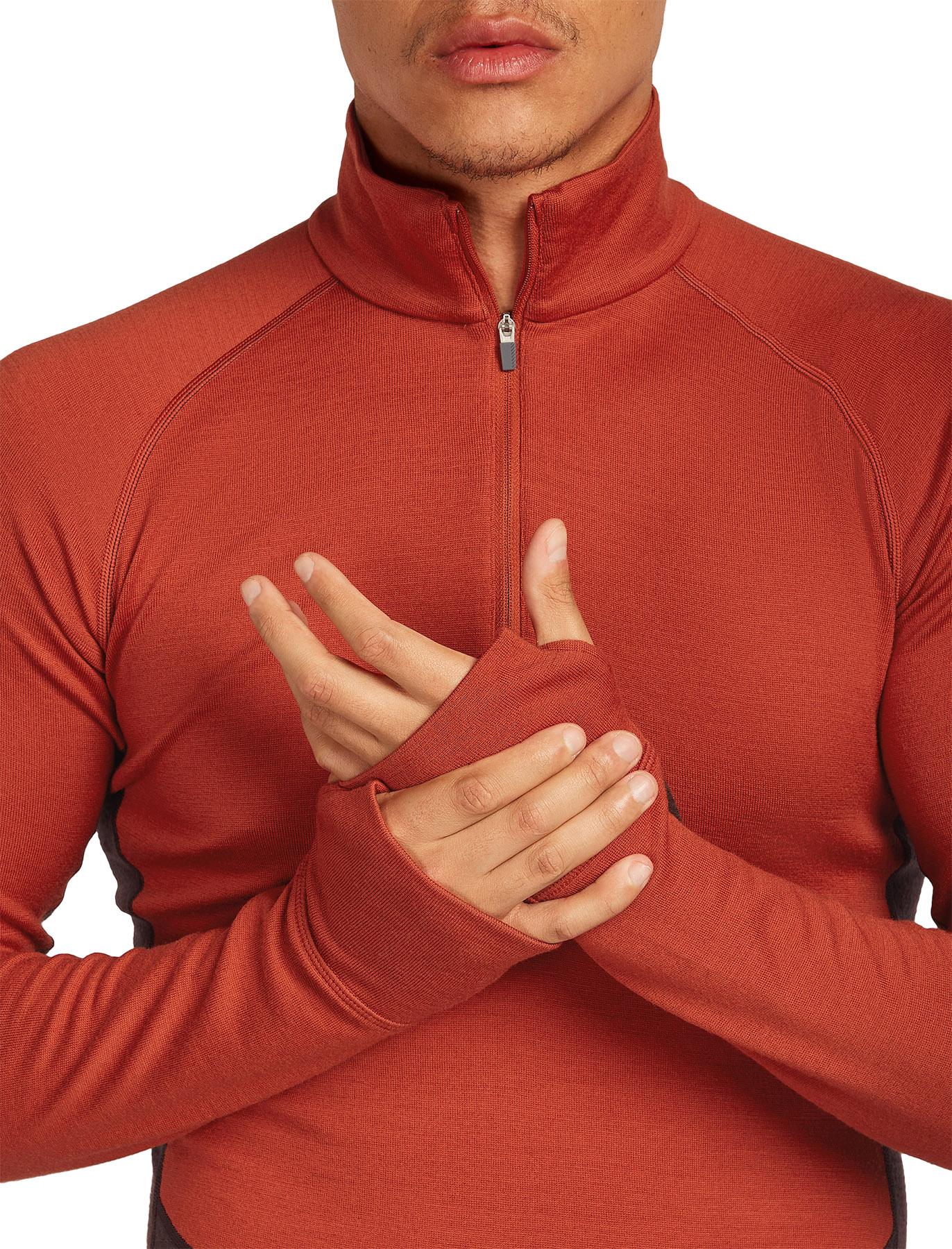 Numéro de l'image de la galerie de produits 6 pour le produit Haut thermique à demi-glissière et manches longues en mérinos 260 ZoneKnit - Homme