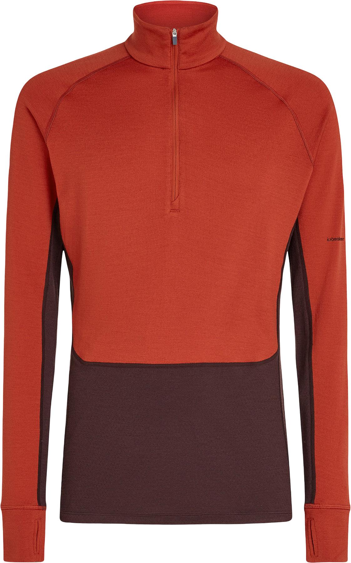 Image de produit pour Haut thermique à demi-glissière et manches longues en mérinos 260 ZoneKnit - Homme