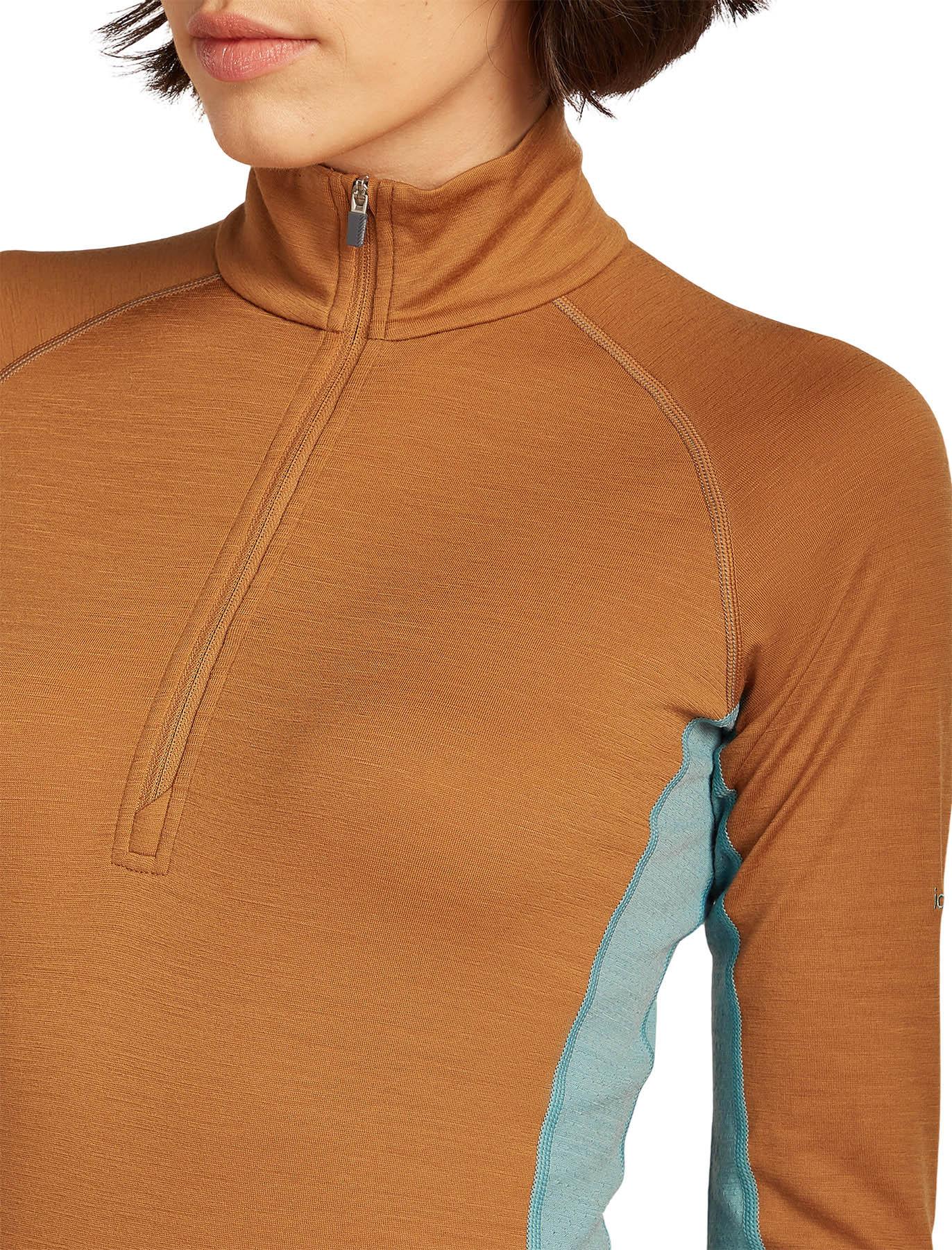Numéro de l'image de la galerie de produits 3 pour le produit Haut thermique à demi-glissière et manches longues en mérinos 200 ZoneKnit - Femme