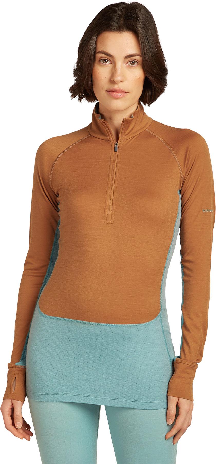 Product gallery image number 6 for product Merino 200 ZoneKnit Long Sleeve Half Zip Thermal Top - Women's