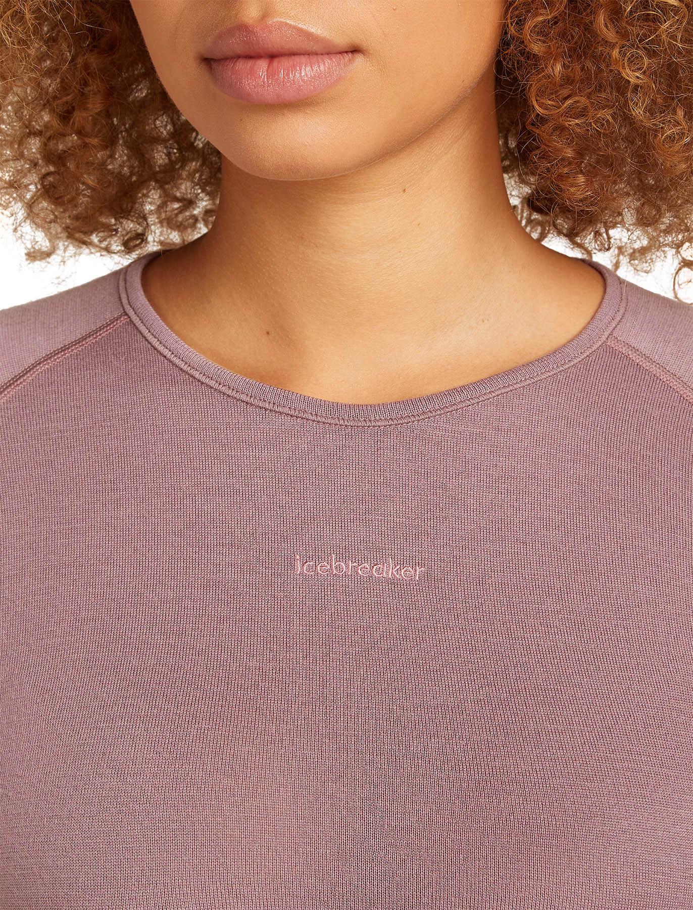 Numéro de l'image de la galerie de produits 2 pour le produit Haut thermique à manches longues et col rond en mérinos 260 ZoneKnit - Femme
