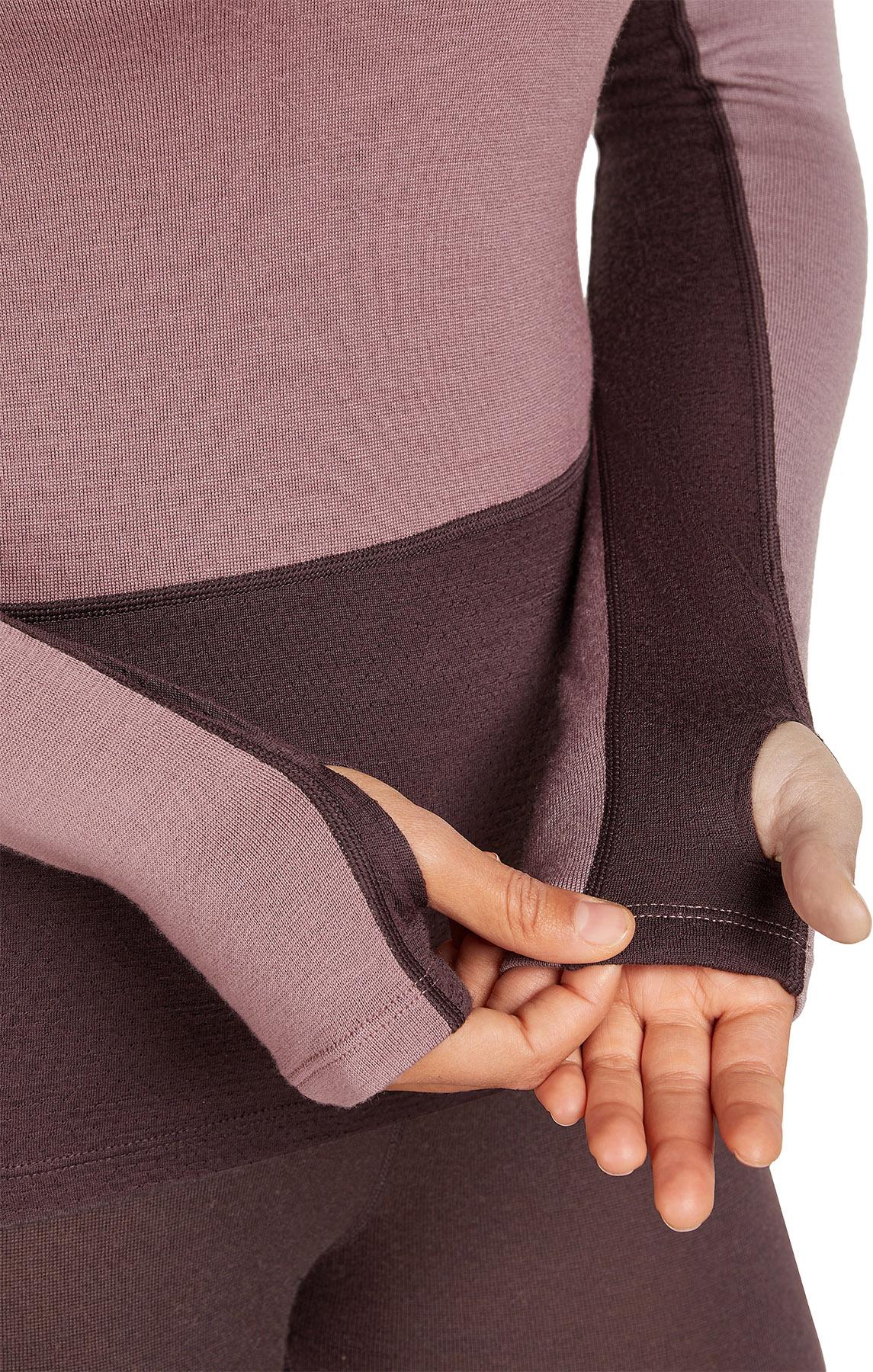 Numéro de l'image de la galerie de produits 5 pour le produit Haut thermique à manches longues et col rond en mérinos 260 ZoneKnit - Femme