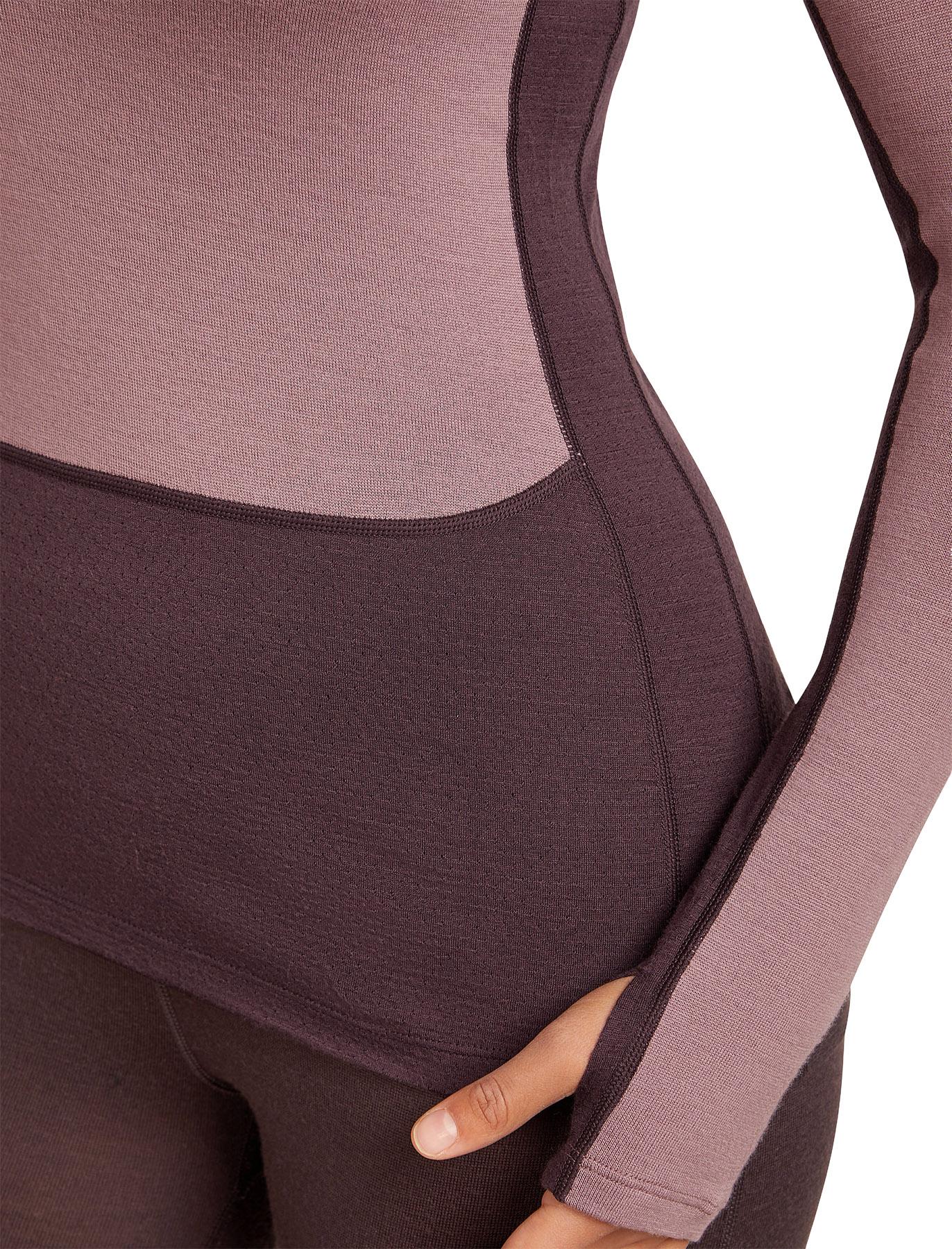 Numéro de l'image de la galerie de produits 6 pour le produit Haut thermique à manches longues et col rond en mérinos 260 ZoneKnit - Femme