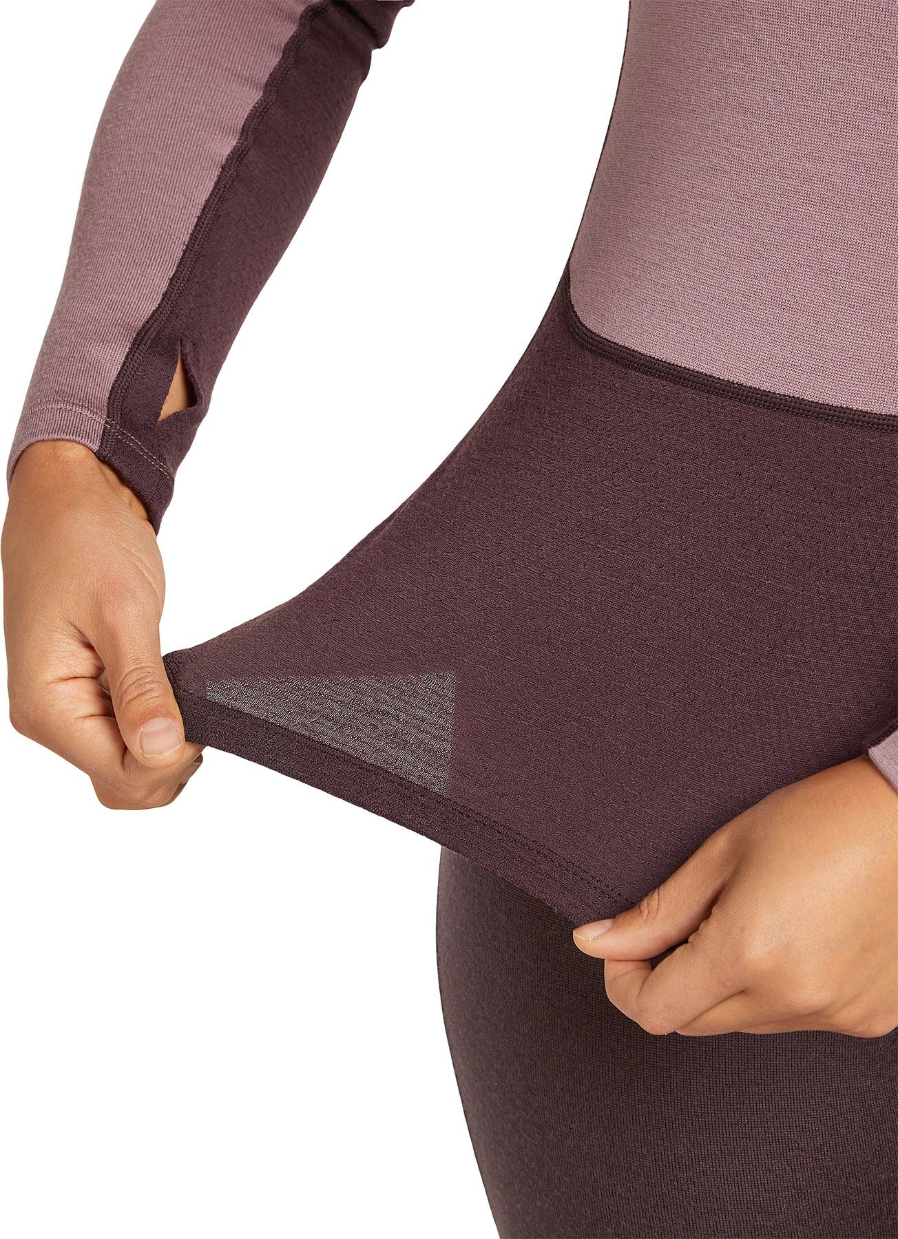 Numéro de l'image de la galerie de produits 7 pour le produit Haut thermique à manches longues et col rond en mérinos 260 ZoneKnit - Femme