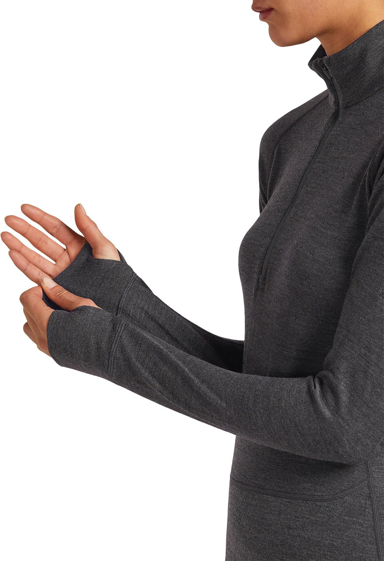 Product gallery image number 3 for product Merino 260 ZoneKnit Long Sleeve Half Zip Thermal Top - Women's