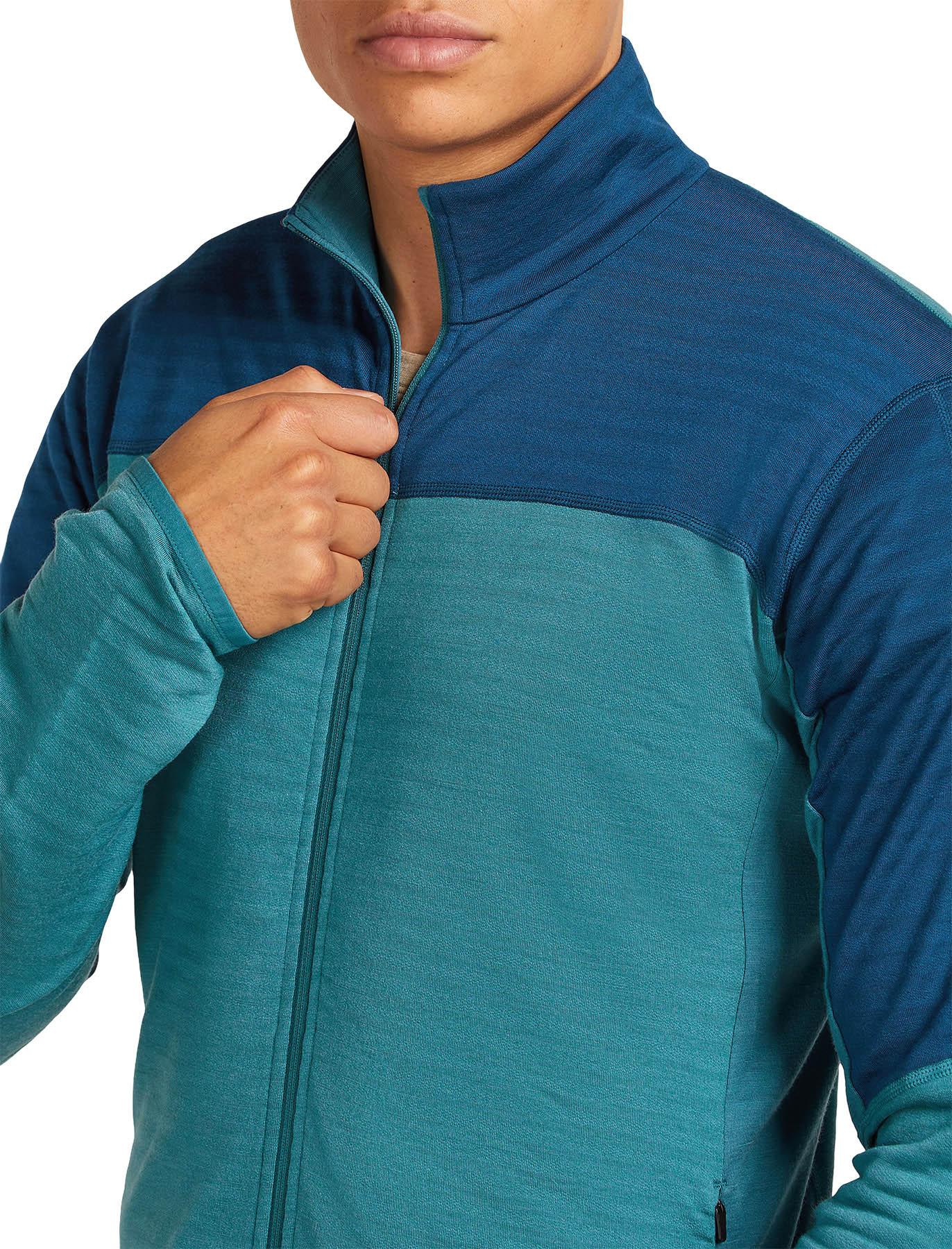 Product gallery image number 3 for product 300 RealFleece Descender Merino Blend Long Sleeve Zip Jacket - Men's