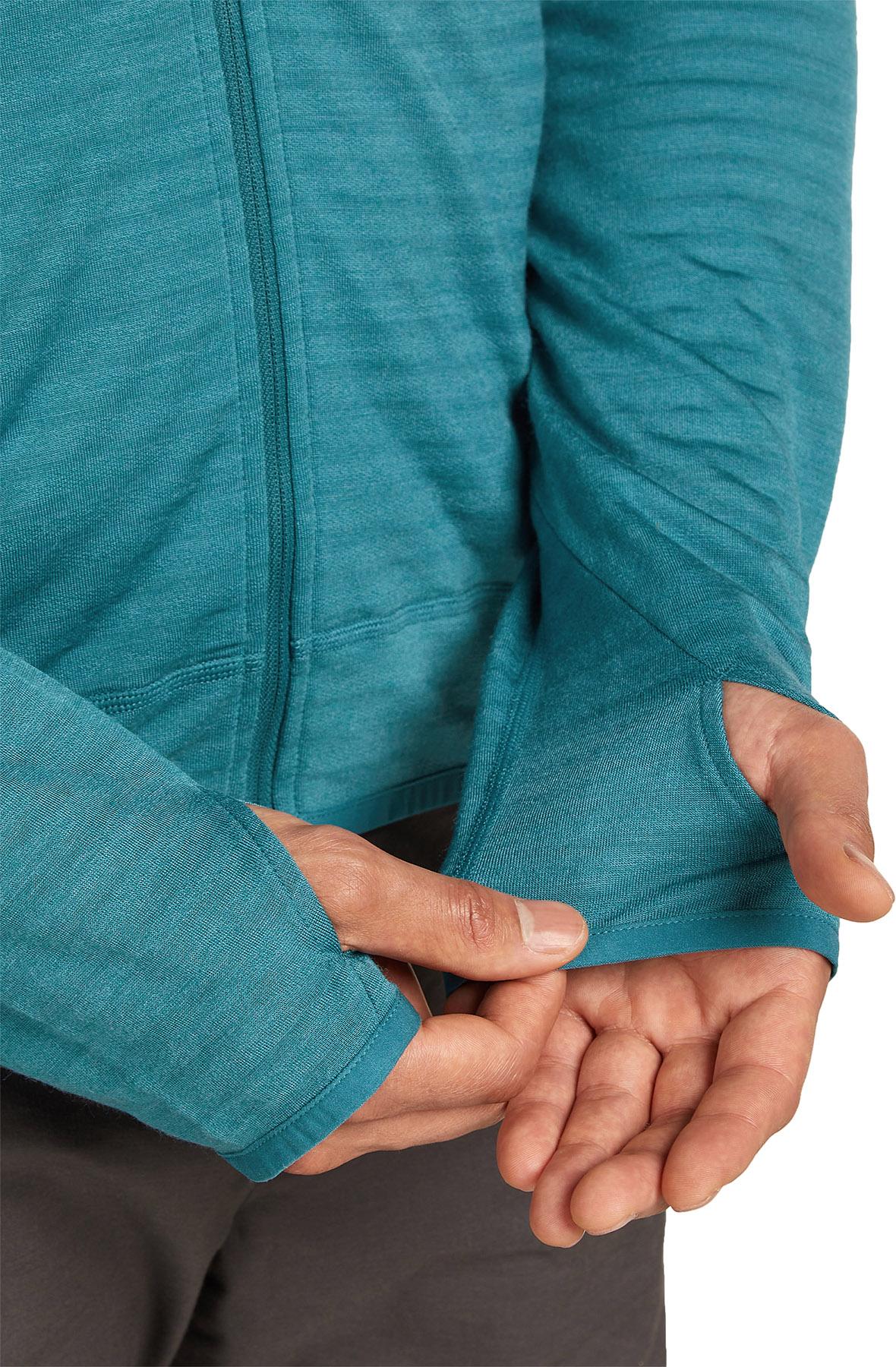 Product gallery image number 5 for product 300 RealFleece Descender Merino Blend Long Sleeve Zip Jacket - Men's