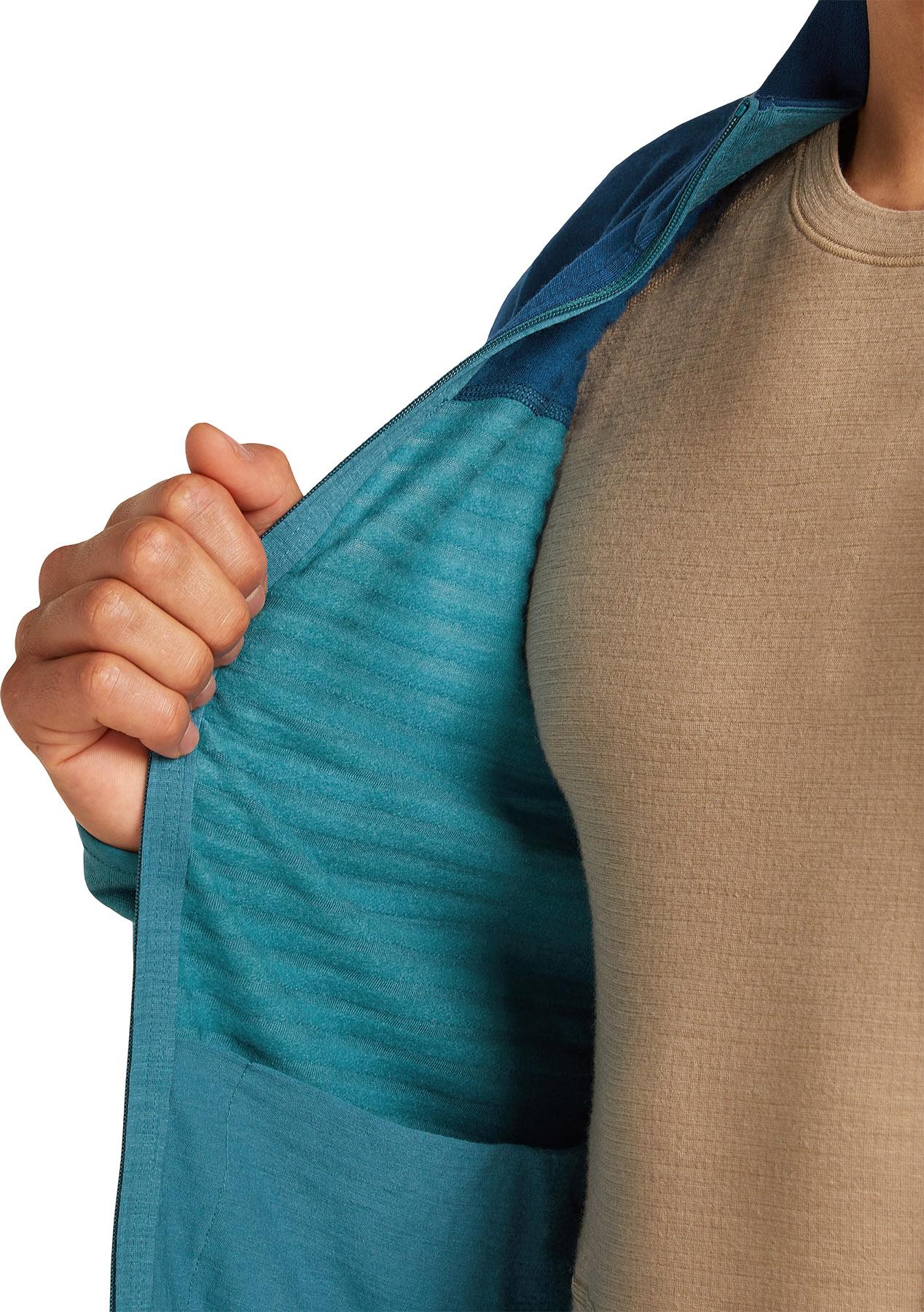 Product gallery image number 4 for product 300 RealFleece Descender Merino Blend Long Sleeve Zip Jacket - Men's