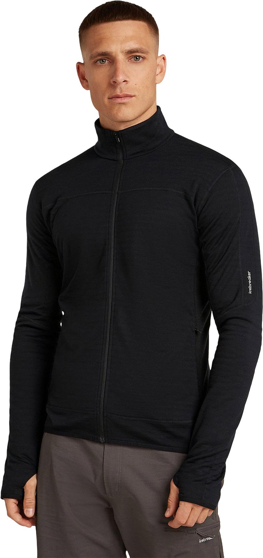 Product gallery image number 2 for product 300 RealFleece Descender Merino Blend Long Sleeve Zip Jacket - Men's 
