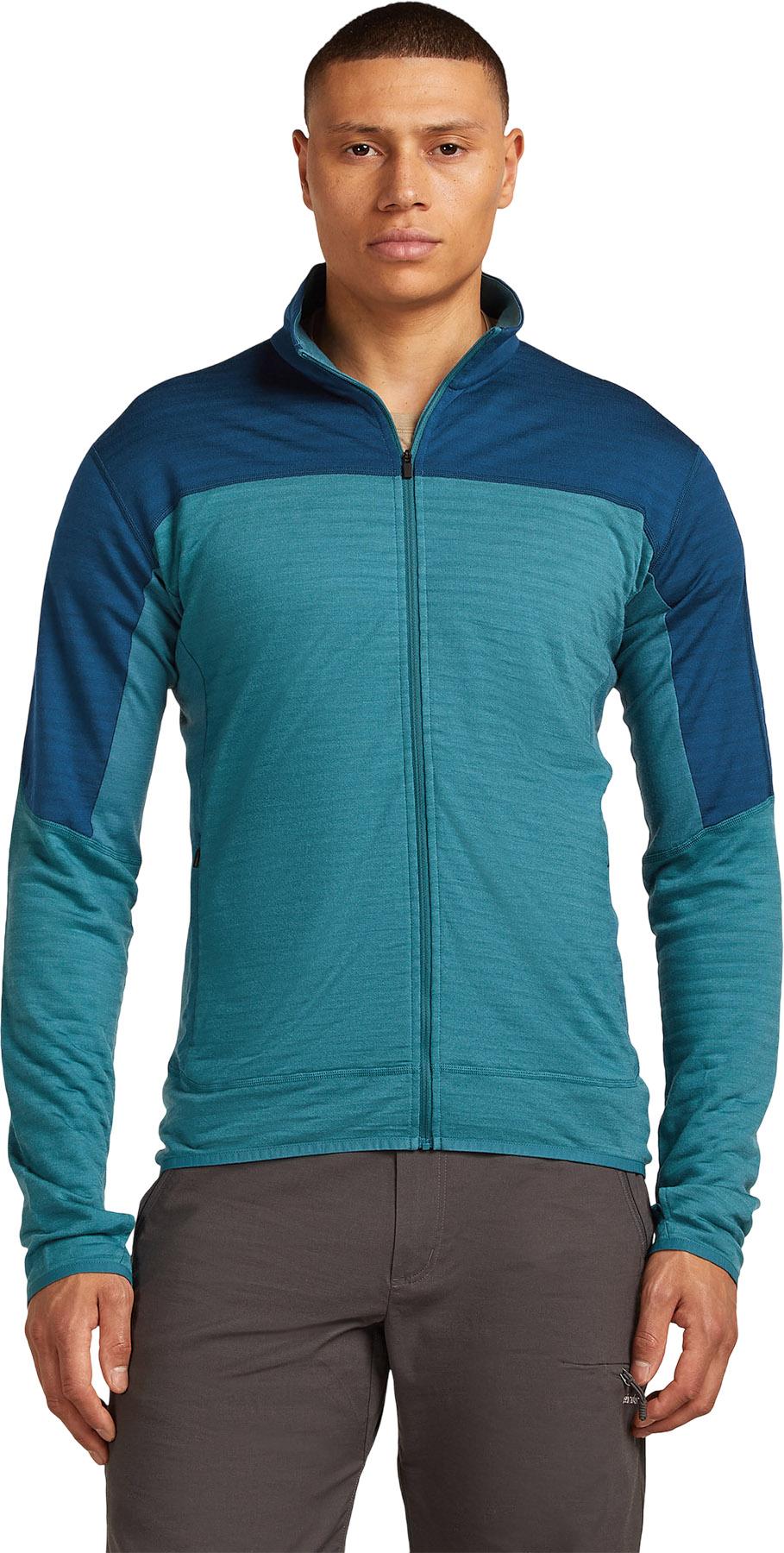 Product gallery image number 6 for product 300 RealFleece Descender Merino Blend Long Sleeve Zip Jacket - Men's