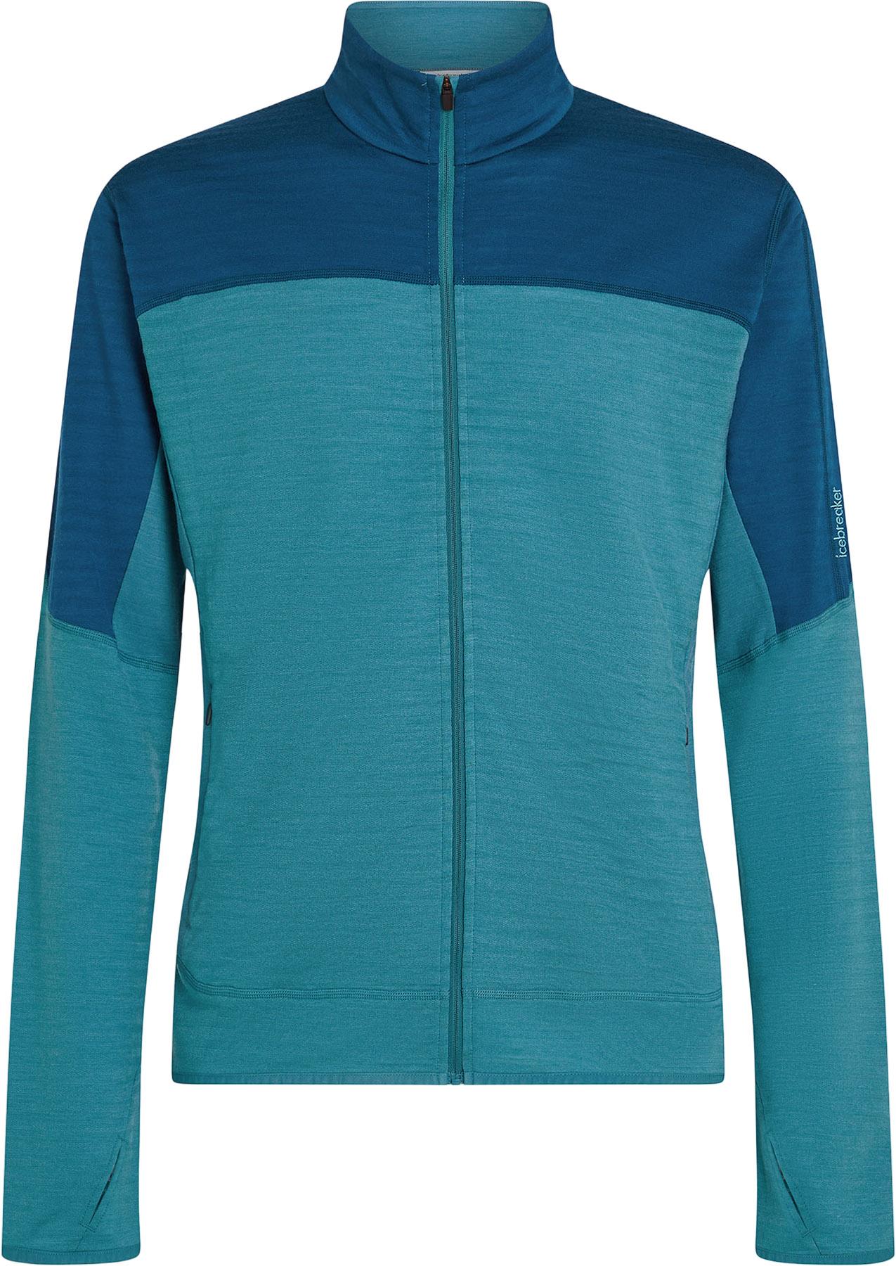 Product image for 300 RealFleece Descender Merino Blend Long Sleeve Zip Jacket - Men's 