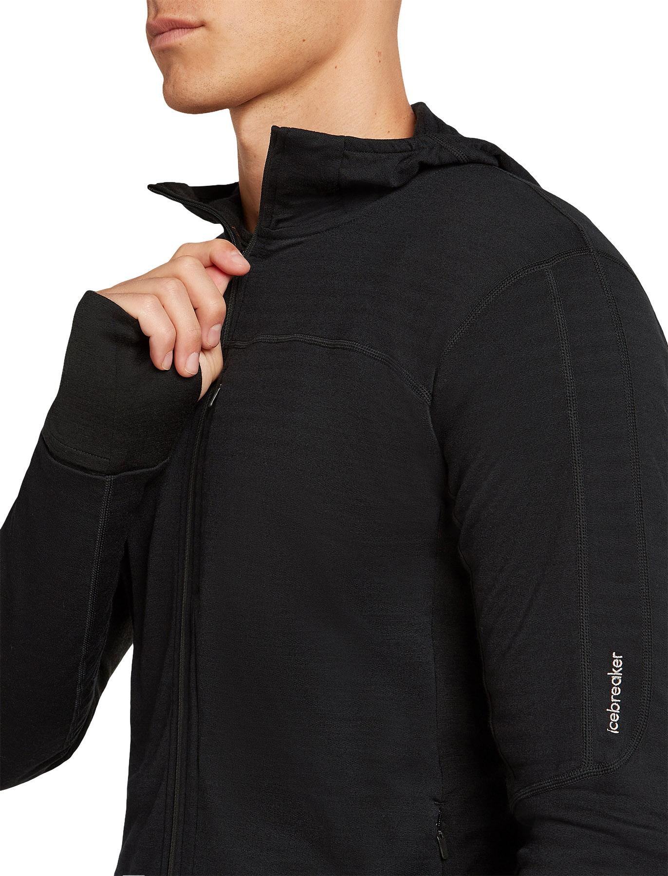 Product gallery image number 5 for product 300 RealFleece Descender Merino Blend Long Sleeve Zip Hoodie - Men's 