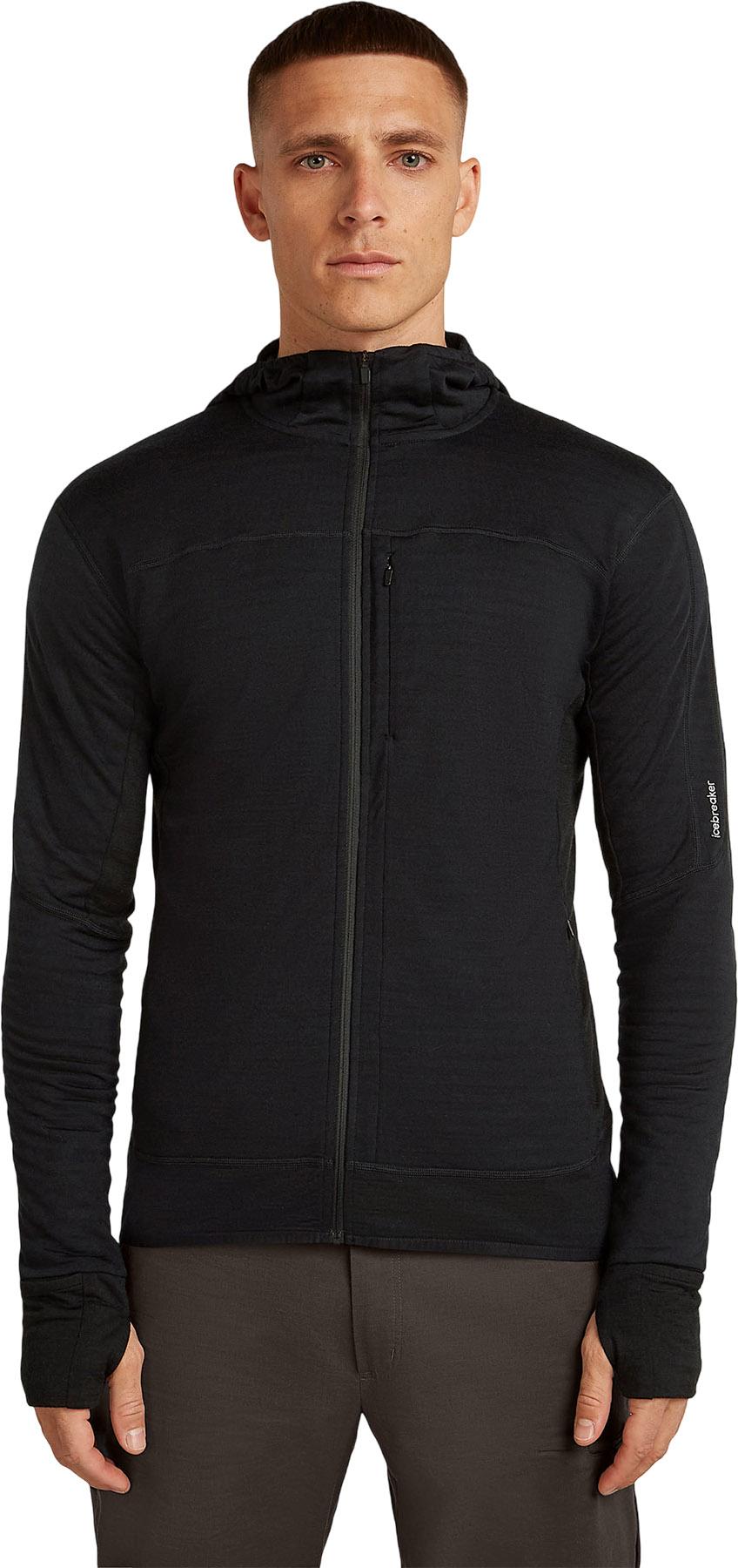 Product gallery image number 2 for product 300 RealFleece Descender Merino Blend Long Sleeve Zip Hoodie - Men's 
