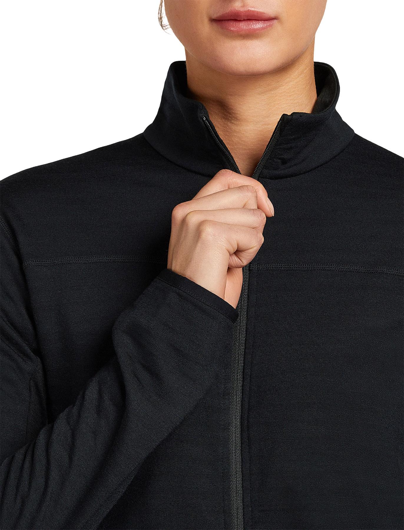 Product gallery image number 4 for product 300 RealFleece Descender Merino Blend Long Sleeve Zip Jacket - Women's