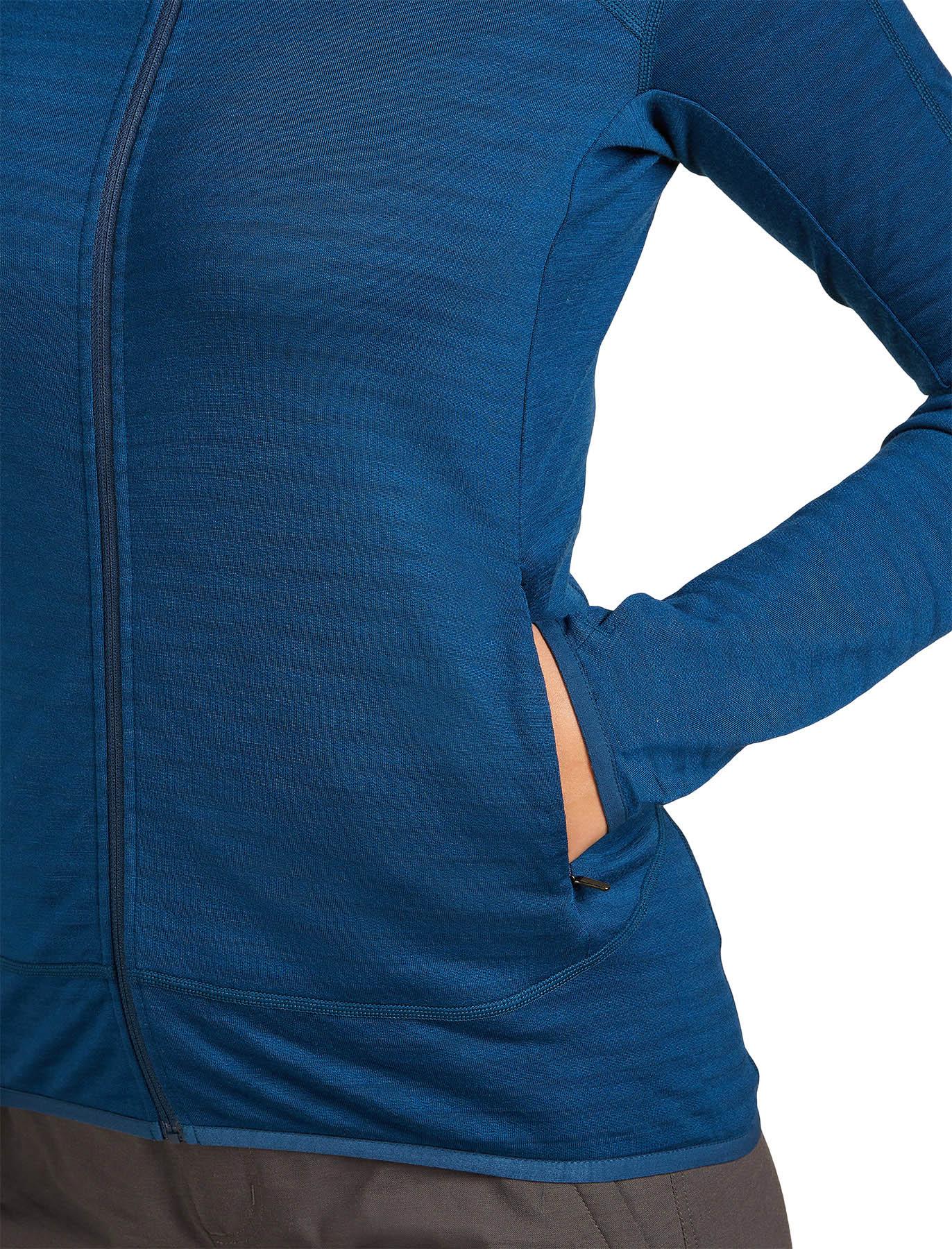 Product gallery image number 4 for product 300 RealFleece Descender Merino Blend Long Sleeve Zip Jacket - Women's