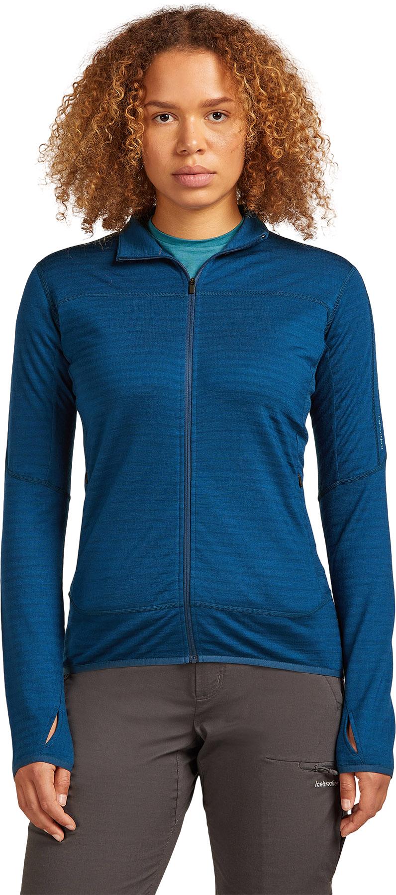 Product gallery image number 7 for product 300 RealFleece Descender Merino Blend Long Sleeve Zip Jacket - Women's