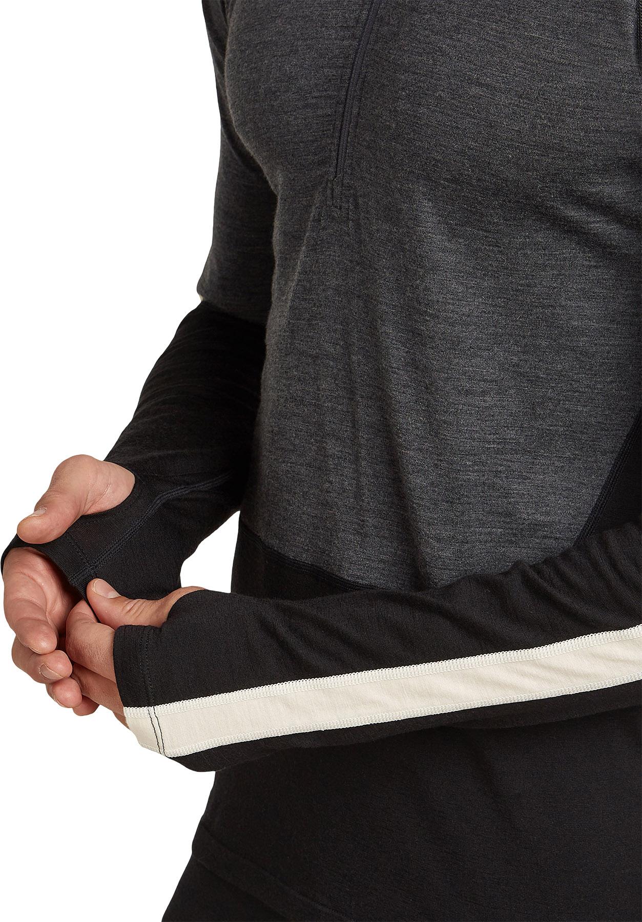 Product gallery image number 3 for product Merino 200 Oasis+ Long Sleeve Half Zip Thermal Hoodie - Men's 