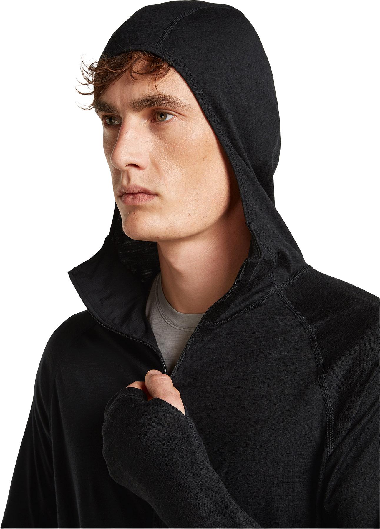 Product gallery image number 4 for product Men 150 MerinoFine Ace Long Sleeve Zip Hoodie