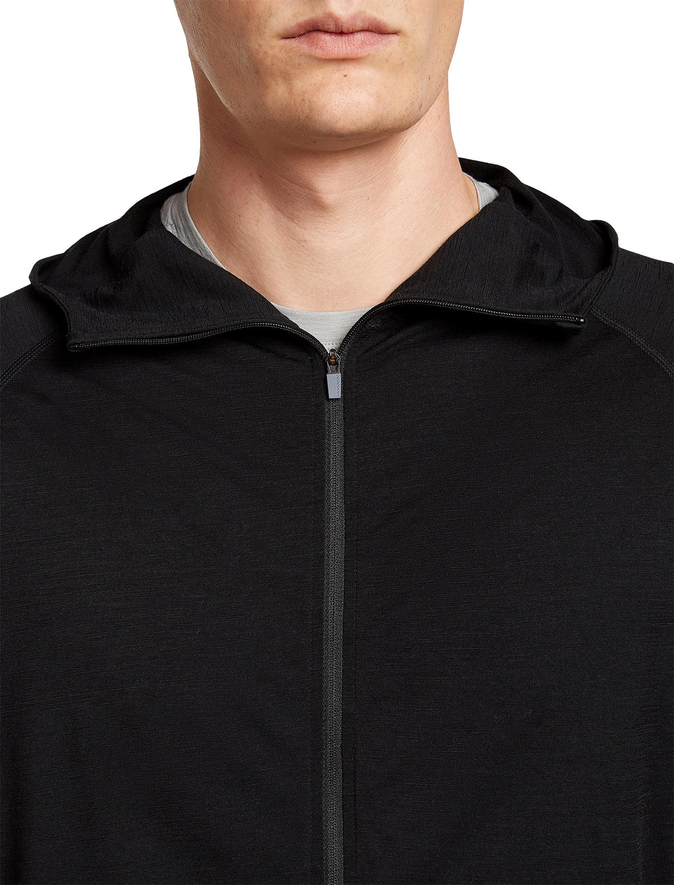 Product gallery image number 3 for product Men 150 MerinoFine Ace Long Sleeve Zip Hoodie